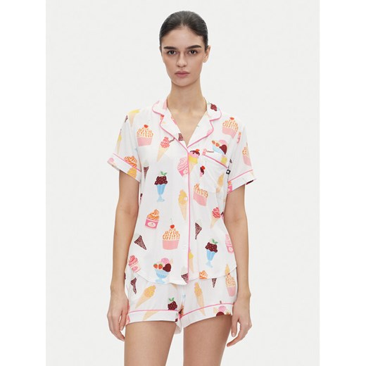 Kate Spade Piżama KSI12746 Biały Regular Fit ze sklepu MODIVO w kategorii Piżamy damskie - zdjęcie 182721917