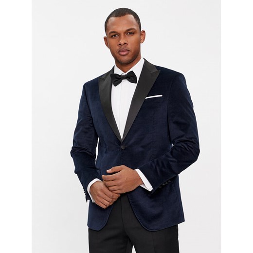 JOOP! Marynarka 17 JB-35Horace 30040435 Granatowy Slim Fit ze sklepu MODIVO w kategorii Marynarki męskie - zdjęcie 182721986