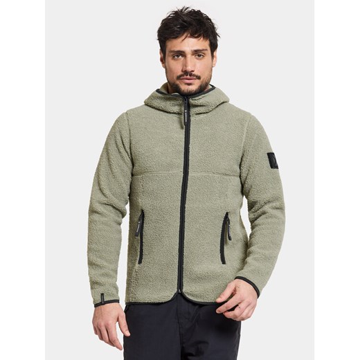 Didriksons Bluza Bror Usx Fz 3 504860 Zielony Standard Fit ze sklepu MODIVO w kategorii Bluzy męskie - zdjęcie 182722036