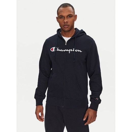 Champion Bluza 220728 Granatowy Slim Fit ze sklepu MODIVO w kategorii Bluzy męskie - zdjęcie 182722039