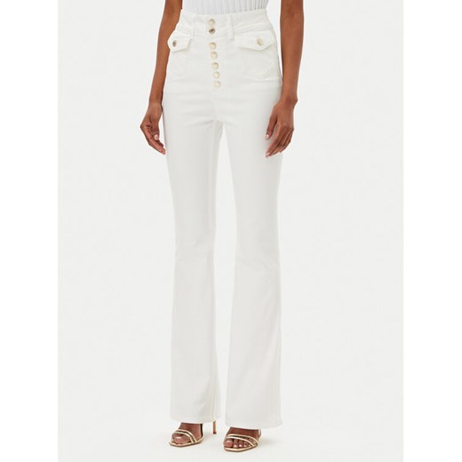 MET Jeansy M10 253PT Biały Regular Fit ze sklepu MODIVO w kategorii Jeansy damskie - zdjęcie 182722069