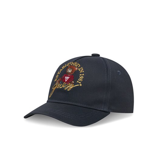 Guess Czapka z daszkiem H5RZ09 WO08O Granatowy ze sklepu MODIVO w kategorii Czapki dziecięce - zdjęcie 182722099