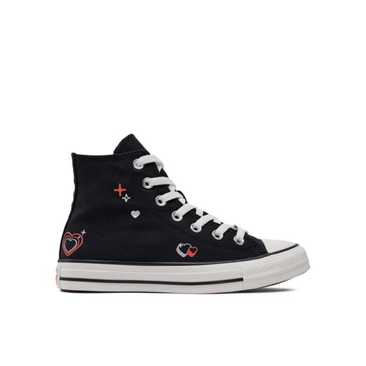 Converse Trampki Chuck Taylor All Star Y2K Heart A09116C Czarny ze sklepu MODIVO w kategorii Trampki damskie - zdjęcie 182722225