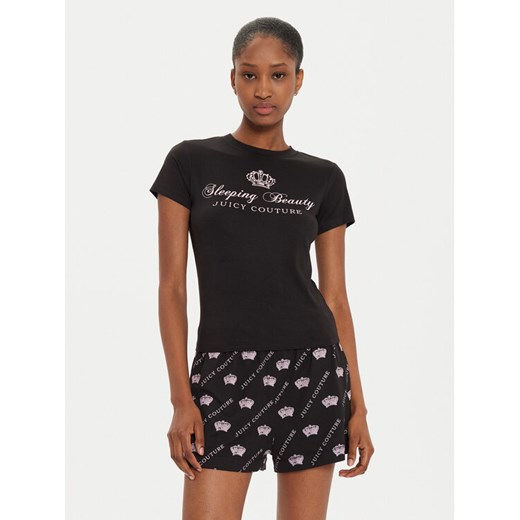 Juicy Couture Piżama Binky & Buzz JCLPJ224511 Czarny Relaxed Fit ze sklepu MODIVO w kategorii Piżamy damskie - zdjęcie 182722228