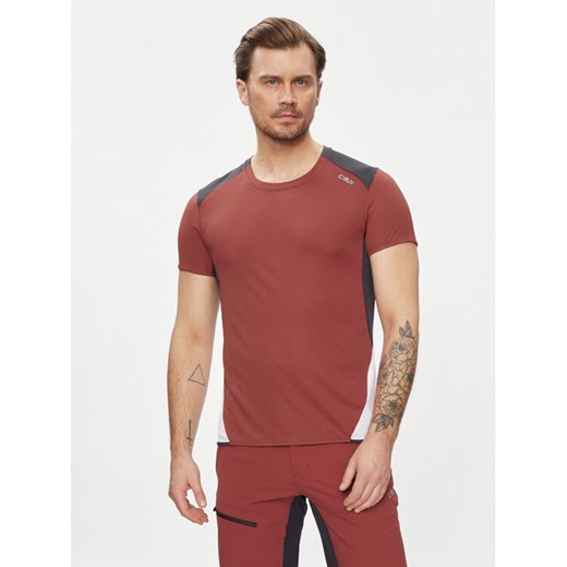 CMP Koszulka techniczna 33N6687 Brązowy Regular Fit ze sklepu MODIVO w kategorii T-shirty męskie - zdjęcie 182722238