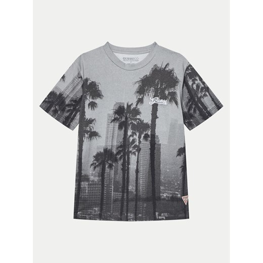 Guess T-Shirt L5RI26 K8HM4 Szary Regular Fit ze sklepu MODIVO w kategorii T-shirty chłopięce - zdjęcie 182722266