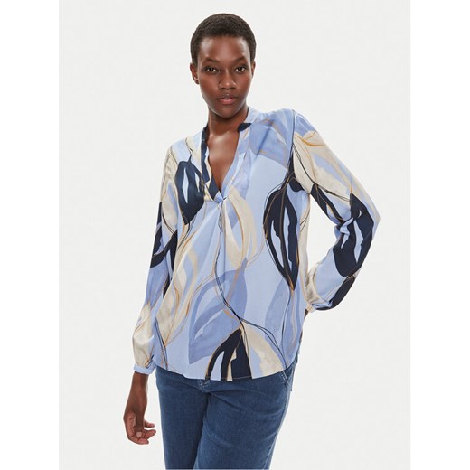 Tamaris Apparel Bluzka Cisna TAW0754 Niebieski Relaxed Fit ze sklepu MODIVO w kategorii Bluzki damskie - zdjęcie 182722287