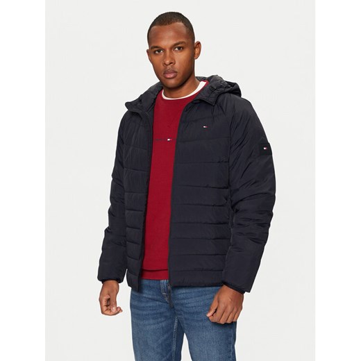 Tommy Hilfiger Kurtka zimowa MW0MW37641 Granatowy Regular Fit ze sklepu MODIVO w kategorii Kurtki męskie - zdjęcie 182722288