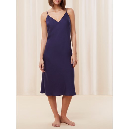Triumph Koszula nocna Silky Sensuality 10216557 Granatowy Regular Fit ze sklepu MODIVO w kategorii Koszule nocne - zdjęcie 182722335