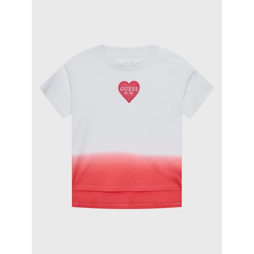 Guess T-Shirt J3GI05 K8HM0 Kolorowy Regular Fit ze sklepu MODIVO w kategorii Bluzki dziewczęce - zdjęcie 182722388
