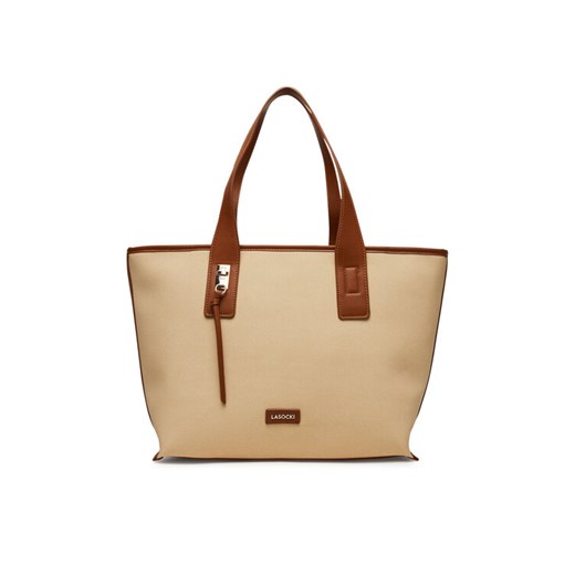 Lasocki Torebka LSK-O-001-07 Beżowy ze sklepu MODIVO w kategorii Torby Shopper bag - zdjęcie 182722389
