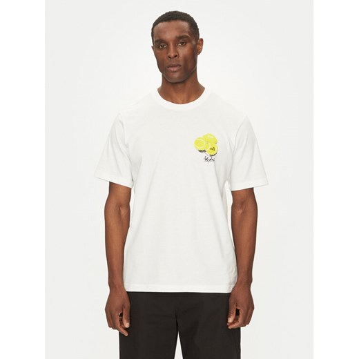 adidas T-Shirt Lounge Still Life Lemons Graphic JJ3959 Biały Regular Fit ze sklepu MODIVO w kategorii T-shirty męskie - zdjęcie 182722466