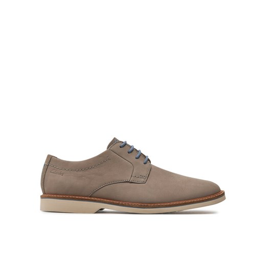 Clarks Półbuty Atticus Ltlace 26176084 Szary ze sklepu MODIVO w kategorii Buty eleganckie męskie - zdjęcie 182722508