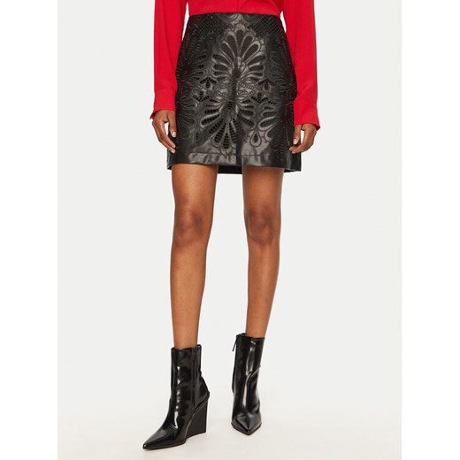 Vero Moda Spódnica z imitacji skóry Rocky 10330112 Czarny Slim Fit ze sklepu MODIVO w kategorii Spódnice - zdjęcie 182722519