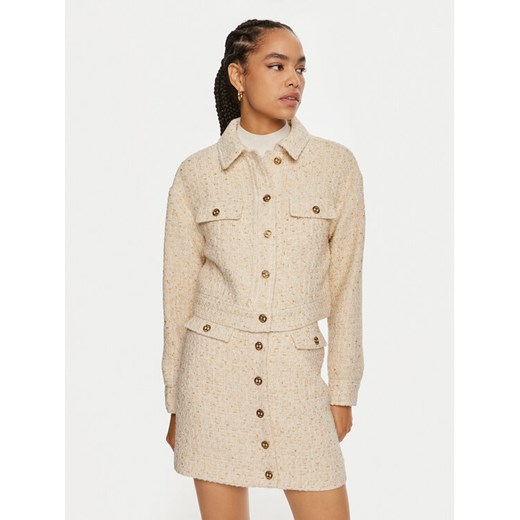 TWINSET Marynarka 242TP2126 Beżowy Regular Fit ze sklepu MODIVO w kategorii Marynarki damskie - zdjęcie 182722537