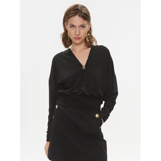 Pinko Bluzka Maga 102353 A1DE Czarny Regular Fit ze sklepu MODIVO w kategorii Bluzki damskie - zdjęcie 182722605