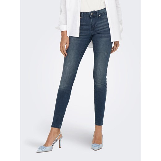 ONLY Jeansy 15233288 Niebieski Skinny Fit ze sklepu MODIVO w kategorii Jeansy damskie - zdjęcie 182722639
