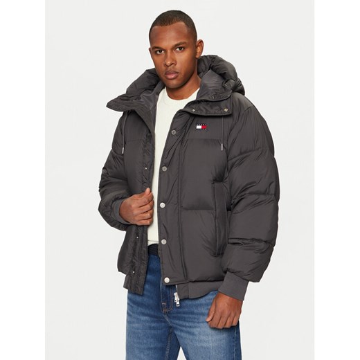 Tommy Jeans Kurtka puchowa DM0DM21145 Szary Regular Fit ze sklepu MODIVO w kategorii Kurtki męskie - zdjęcie 182722669
