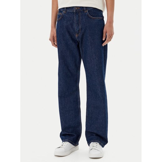 HUGO Jeansy Elyah_B 50520594 Granatowy Straight Fit ze sklepu MODIVO w kategorii Jeansy damskie - zdjęcie 182722695