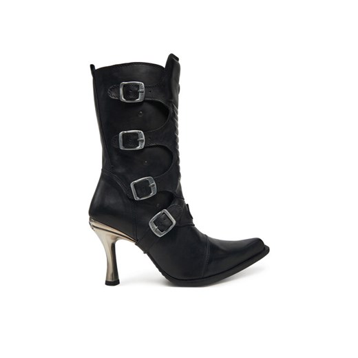 NEW ROCK Botki M-9373N-C1 Czarny ze sklepu MODIVO w kategorii Botki - zdjęcie 182722707