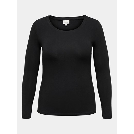 ONLY Carmakoma Bluzka 15168592 Czarny Regular Fit ze sklepu MODIVO w kategorii Bluzki damskie - zdjęcie 182722748