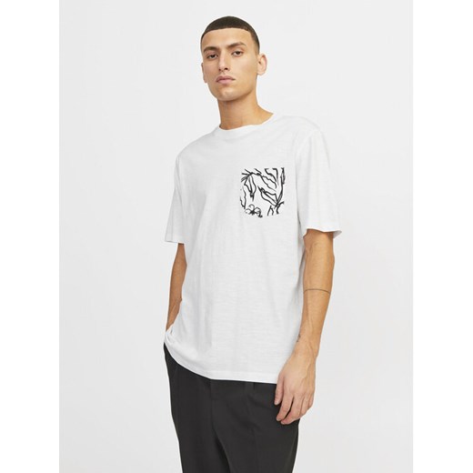 Jack&Jones T-Shirt Lafayette 12250435 Biały Standard Fit ze sklepu MODIVO w kategorii T-shirty męskie - zdjęcie 182722797