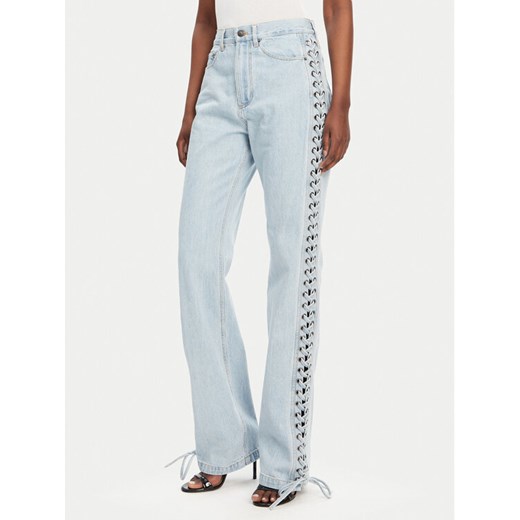 ROTATE Jeansy 1141831468 Niebieski Wide Leg ze sklepu MODIVO w kategorii Jeansy damskie - zdjęcie 182722897