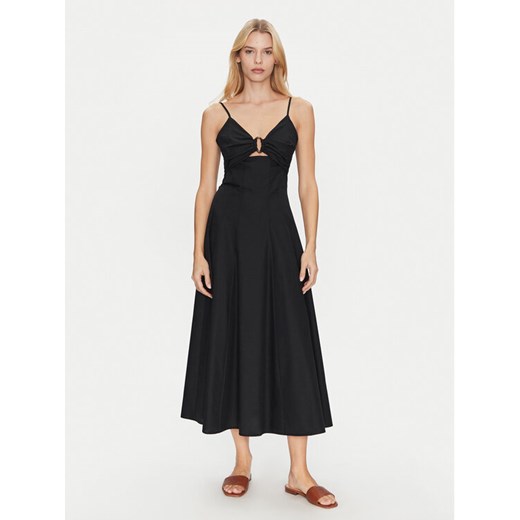 Simona Corsellini Sukienka koktajlowa P25CPAB01101 Czarny Slim Fit ze sklepu MODIVO w kategorii Sukienki - zdjęcie 182722937