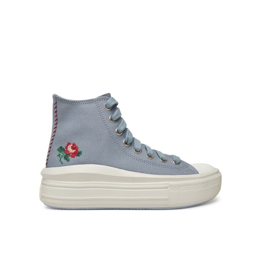 Converse Trampki Chuck Taylor All Star Move Platform Rose A12571C Szary ze sklepu MODIVO w kategorii Trampki damskie - zdjęcie 182722977