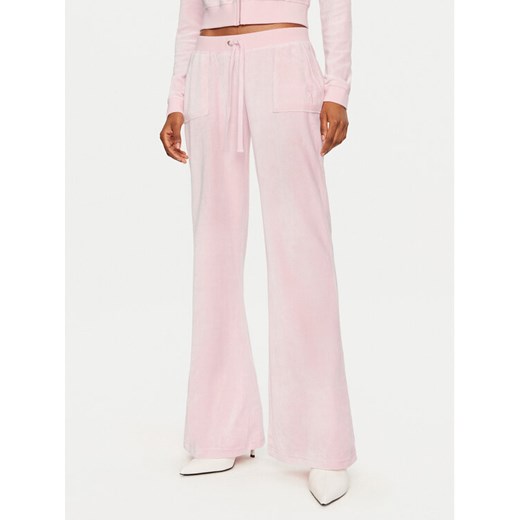 Juicy Couture Spodnie dresowe Caisa JCSEBJ008 Różowy Slim Fit ze sklepu MODIVO w kategorii Spodnie damskie - zdjęcie 182722987