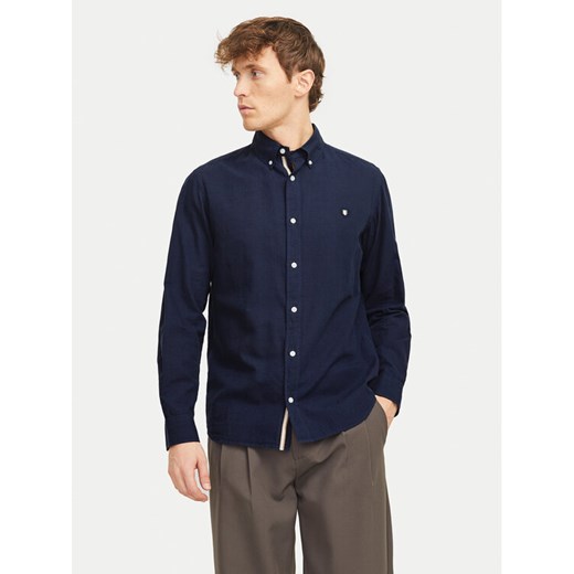 Jack&Jones Koszula Summer 12274599 Granatowy Regular Fit ze sklepu MODIVO w kategorii Koszule męskie - zdjęcie 182723007