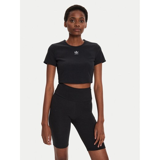 adidas T-Shirt Essentials II8057 Czarny Slim Fit ze sklepu MODIVO w kategorii Bluzki damskie - zdjęcie 182723046