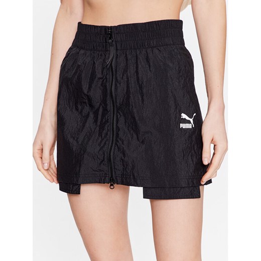 Puma Spódnica mini Dare To 538344 Czarny Regular Fit ze sklepu MODIVO w kategorii Spódnice - zdjęcie 182723065