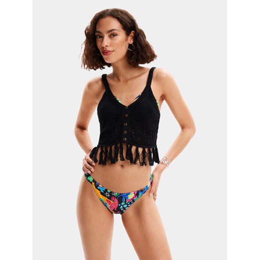 Desigual Top Madagascar 24SWMF01 Czarny Regular Fit ze sklepu MODIVO w kategorii Odzież plażowa - zdjęcie 182723076