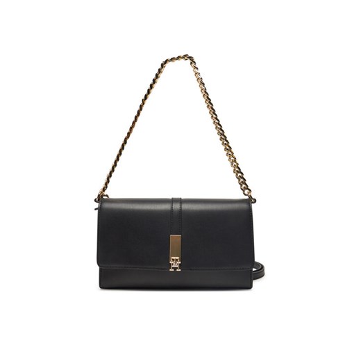 Tommy Hilfiger Torebka Th Heritage Conv Crossover Chain AW0AW17223 Czarny ze sklepu MODIVO w kategorii Torebki damskie - zdjęcie 182723085