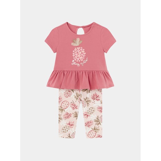 Mayoral Komplet t-shirt i legginsy 1734 Różowy Regular Fit ze sklepu MODIVO w kategorii Komplety niemowlęce - zdjęcie 182723088