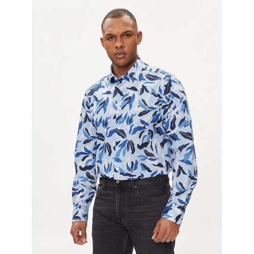 Tommy Hilfiger Koszula MW0MW33824 Niebieski Regular Fit ze sklepu MODIVO w kategorii Koszule męskie - zdjęcie 182723129