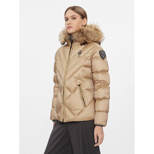 Blauer Kurtka puchowa 23WBLDC03141 Brązowy Regular Fit ze sklepu MODIVO w kategorii Kurtki damskie - zdjęcie 182723149