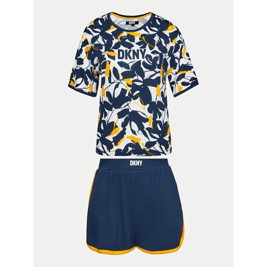 DKNY Piżama YI70014 Granatowy Regular Fit ze sklepu MODIVO w kategorii Piżamy damskie - zdjęcie 182723189
