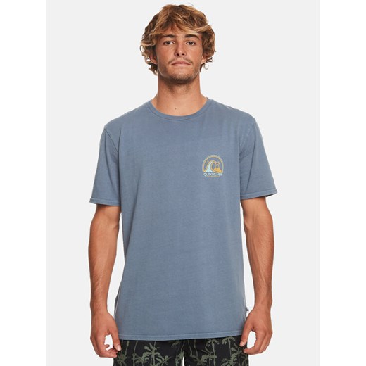 Quiksilver T-Shirt Cleancircle Tees EQYZT07491 Niebieski Regular Fit ze sklepu MODIVO w kategorii T-shirty męskie - zdjęcie 182723255