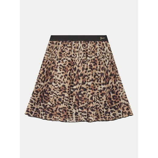 Guess Spódnica J4BD00 WA2T0 Brązowy Regular Fit ze sklepu MODIVO w kategorii Spódnice dziewczęce - zdjęcie 182723297