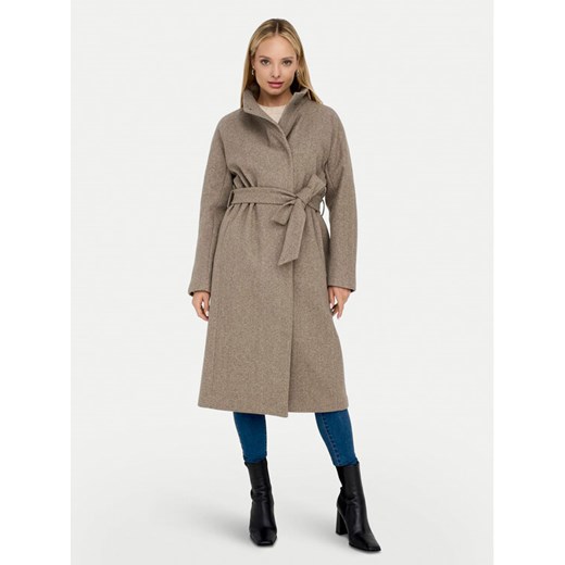 ONLY Płaszcz przejściowy Emma 15234634 Beżowy Regular Fit ze sklepu MODIVO w kategorii Płaszcze damskie - zdjęcie 182723309
