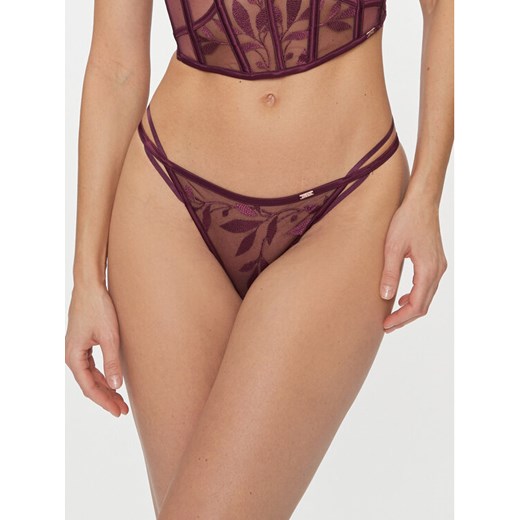 Hunkemöller Stringi Domenica Hl String Tr 203484 Fioletowy ze sklepu MODIVO w kategorii Majtki damskie - zdjęcie 182723326
