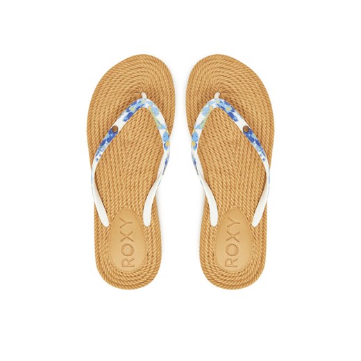 Roxy Japonki ARJL101004 Biały ze sklepu MODIVO w kategorii Klapki damskie - zdjęcie 182723359