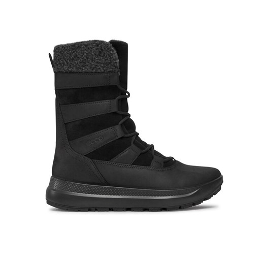 ECCO Botki Solice Waterproof 42021351052 Czarny ze sklepu MODIVO w kategorii Botki - zdjęcie 182723428