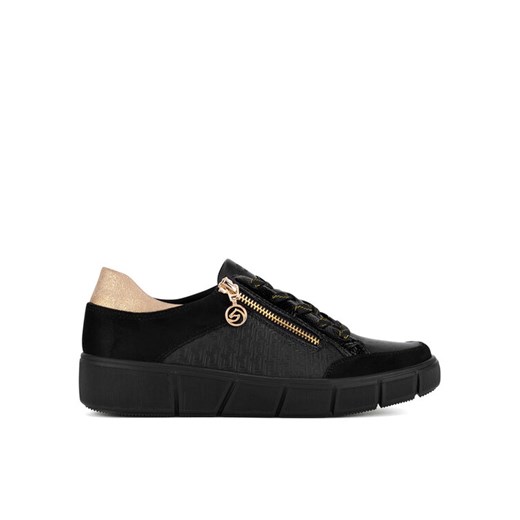 Remonte Sneakersy D1T00-03 Czarny ze sklepu MODIVO w kategorii Buty sportowe damskie - zdjęcie 182723449