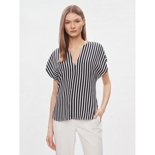 Tommy Hilfiger Bluzka WW0WW41845 Granatowy Relaxed Fit ze sklepu MODIVO w kategorii Bluzki damskie - zdjęcie 182723539