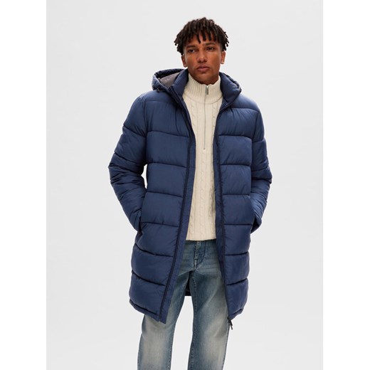 Selected Homme Kurtka zimowa 16089959 Granatowy Regular Fit ze sklepu MODIVO w kategorii Kurtki męskie - zdjęcie 182723545