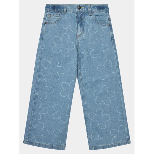 United Colors Of Benetton Jeansy 4VUGGE01V Niebieski Wide Leg ze sklepu MODIVO w kategorii Spodnie dziewczęce - zdjęcie 182723566