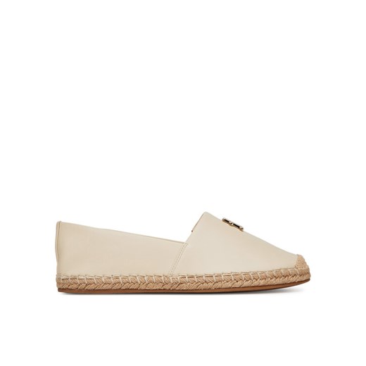 Tommy Hilfiger Espadryle Th Logo Leather Espadrille FW0FW08540 Beżowy ze sklepu MODIVO w kategorii Espadryle damskie - zdjęcie 182723568